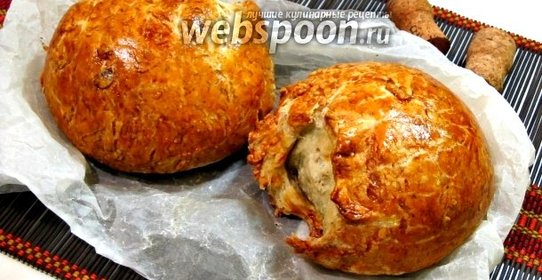 Овернский хлеб со шкварками