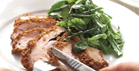 Куриные грудки в хлебных крошках