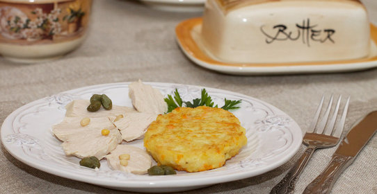 Шницель из капусты и моркови