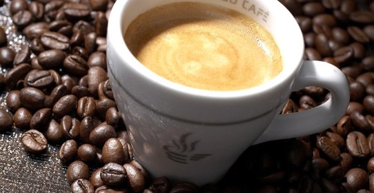 Райский кофе с медом и малиновым соком