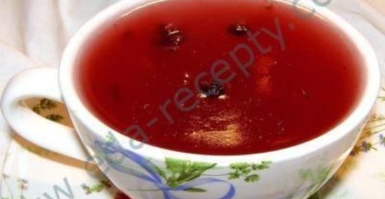 Кисель из варенья и крахмала