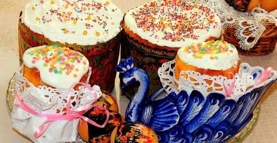 Куличи с изюмом