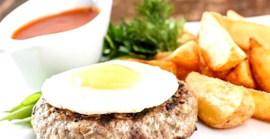 Бифштекс из фарша в духовке