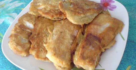 Скумбрия, жаренная в кляре