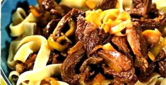 Баранина с лапшой