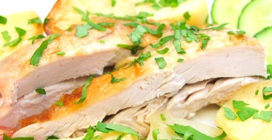 Курица с картофелем, запеченные в «рукаве»