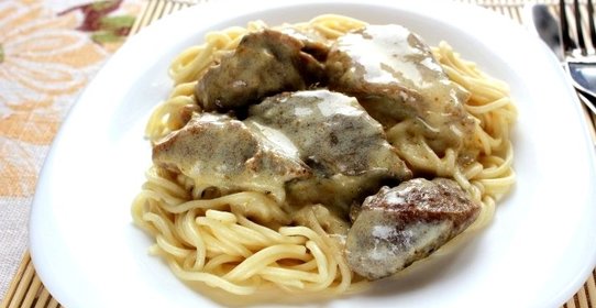 Филе индейки в сливочном соусе