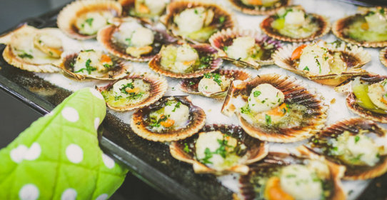 Морские гребешки по-венециански