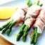 Закуска из спаржи с лососем