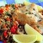 Шницели из индейки с перловкой и грибами