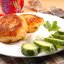 Картофельные биточки с сёмгой
