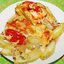 Овощная запеканка из кабачков с картофелем и помидорами