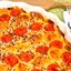 Пирог с окороком, помидорами и сыром