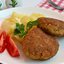 Курино-говяжьи котлеты с картофелем и баклажанами