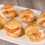 Профитроли с сыром и лососем