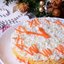 Новогодний салат Часы 2016