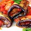 Баклажанные рулетики с начинкой