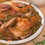 Тушеная куропатка с чечевицей