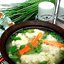 Бульон с куриными клёцками