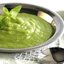 Суп-пюре с зеленым горошком, мятой и луком-пореем