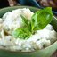 Картофельное пюре с йогуртом и базиликом