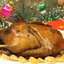 Утка фаршированная яблоками,апельсинами и черносливом