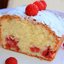 Ароматный кекс с малиной