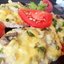 Свиная отбивная с грибами и сыром
