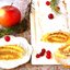 Бисквитный рулет с яблочной начинкой
