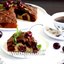 Нежный пирог с черешней и клубникой