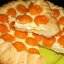 Песочный пирог с творогом и абрикосами