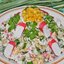 Салат Мозаика с крабовыми палочками