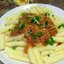 Пенне с мясным соусом