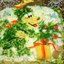 Новогодний салат "Счастливый Дракон