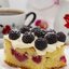 Пирог с ежевикой и малиной