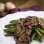 Стручковая фасоль с грибами
