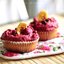 Капкейки с ягодным кремом