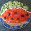 Салат Арбузная долька с курицей