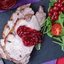 Свинина Праздничная с брусничным соусом с красной смородиной