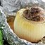 Лук, фаршированный мясом