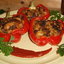Перцы, фаршированные курицей и грибами