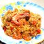 Рис с креветками и овощами
