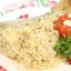 Судак запеченный с рисом в фольге