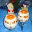 Слоёный десерт "Новогодний