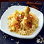 Соте из курицы с миндальным кускусом