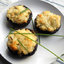 Портобелло, фаршированные рисом и фетой