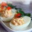 Фаршированные яйца с икорным кремом