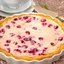 Пирог с творожно-вишневым кремом
