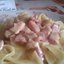 Фетучини с грудинкой в сливочном соусе