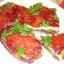 Грибы, запеченные в картофеле с сыром и беконом